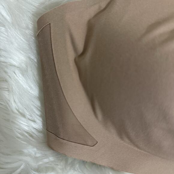 HoneyLove Womens Crossover Bra Wireless Size Large 38B/C in Sand Comfort - Picture 5 of 6